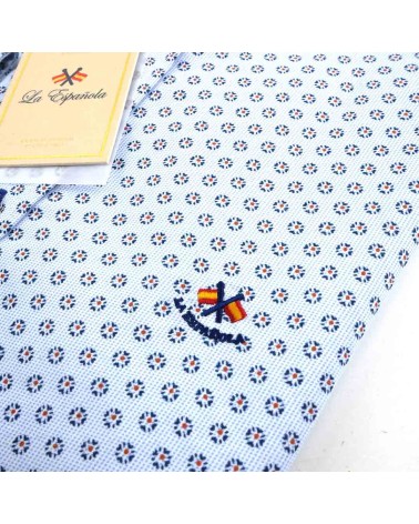 Camisa La Española microdibujo