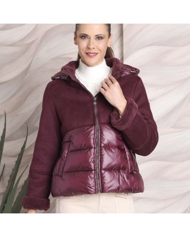 Parka Roberto Bassi tacto suave rizo interior