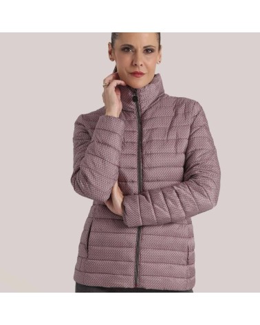 Parka Roberto Bassi acolchada microdibujo