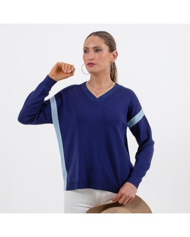 Jersey Trípode pico rayas brillos