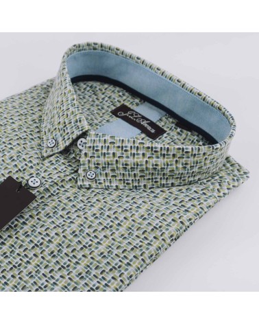 Camisa JLArenas estampada bolsillo