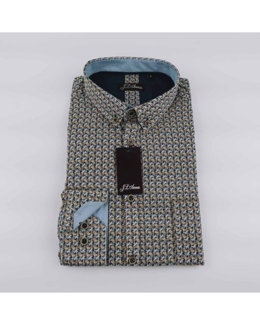 Camisa JLArenas estampada bolsillo