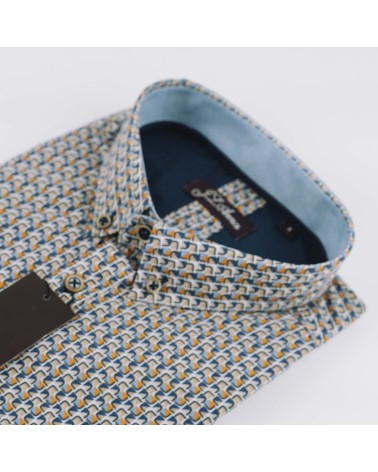 Camisa JLArenas estampada bolsillo