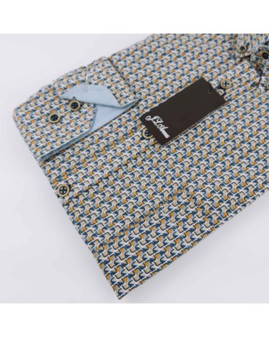 Camisa JLArenas estampada bolsillo