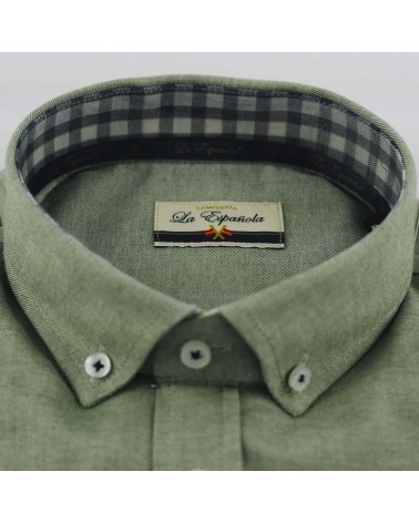 Camisa La Española lisa bolsillo