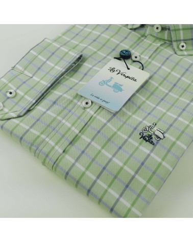 Camisa La Vespita cuadros