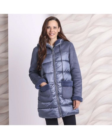 Parka Roberto Bassi tacto suave rizo interior