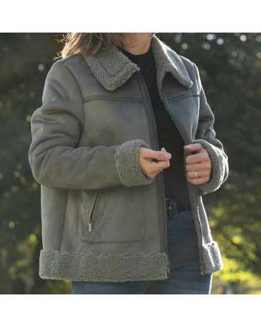 Cazadora Roberto Bassi rizo interior