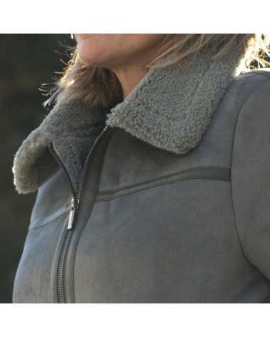 Cazadora Roberto Bassi rizo interior