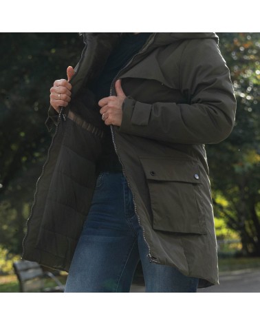 Parka Roberto Bassi pelo interior