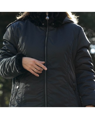 Parka Roberto Bassi reversible pelo 