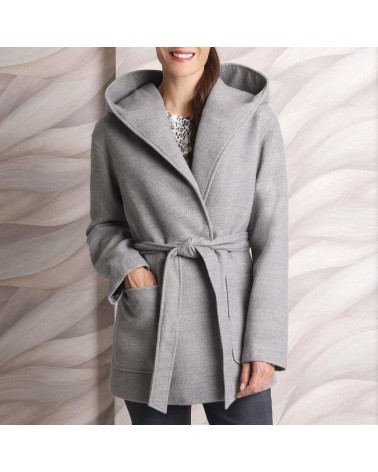 Abrigo Roberto Bassi paño cinturón