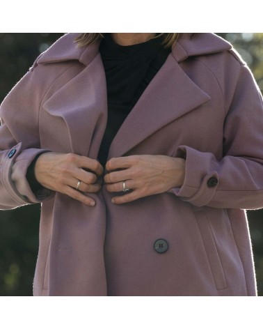 Abrigo Roberto Bassi paño cruzado