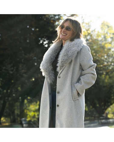 Abrigo Roberto Bassi paño pelo