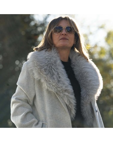 Abrigo Roberto Bassi paño pelo