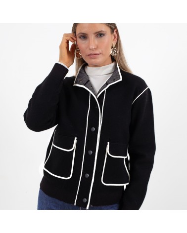 Chaqueta Trípode punto bolsillos