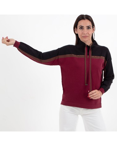 Sudadera Trípode tachuelas