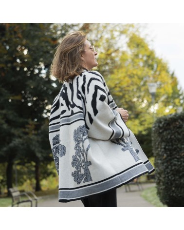 Chaqueta Trípode capa estampada