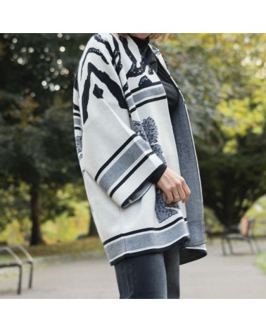 Chaqueta Trípode capa estampada