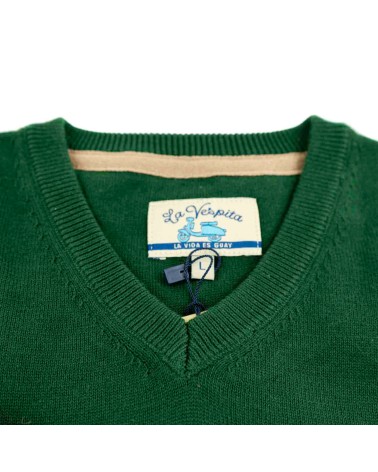 Jersey La Vespita cuello pico coderas