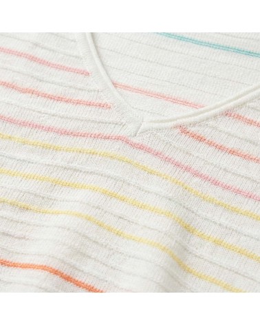 Camiseta Punto Rayas Pastel Trípode