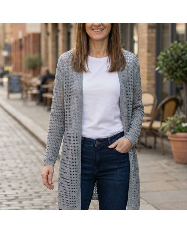 Cárdigan Punto Calado Trípode