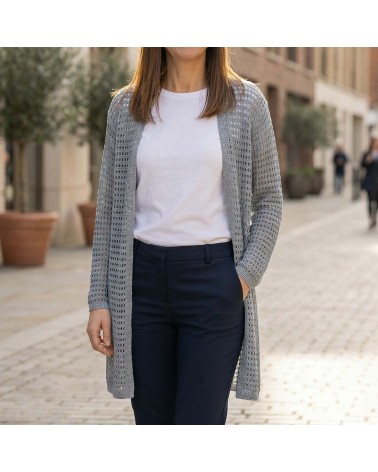 Cárdigan Punto Calado Trípode