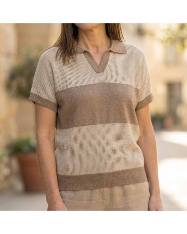 Polo Punto Rayas Náuticas Trípode