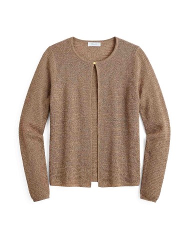 Cardigan Punto Botón Trípode