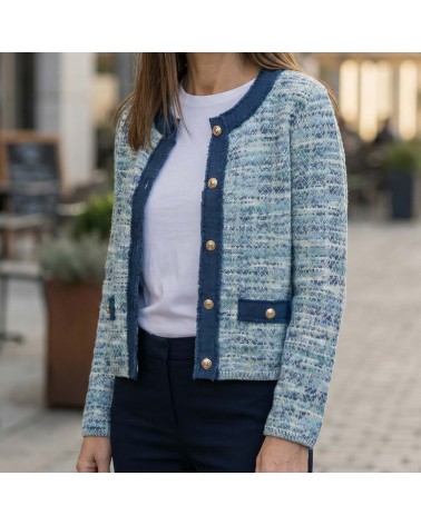 Cárdigan Punto Marinero Trípode