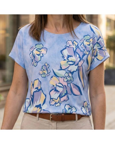 Camiseta Punto Acuarela Floral Abril