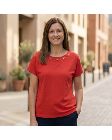 Camiseta Punto Conchas Abril