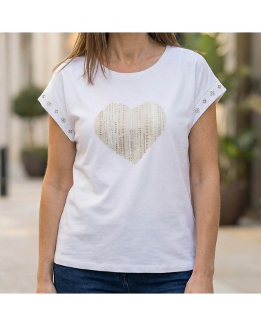 Camiseta Punto Corazón Abril