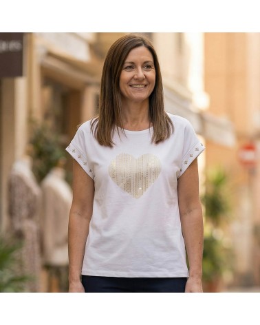 Camiseta Punto Corazón Abril