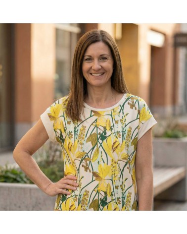 Camiseta Punto Flores Abril