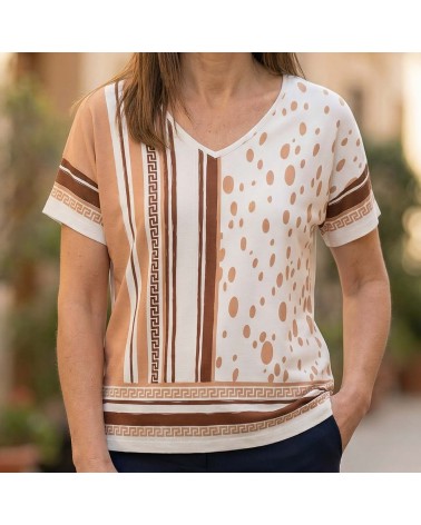 Camiseta Punto Étnica Abril