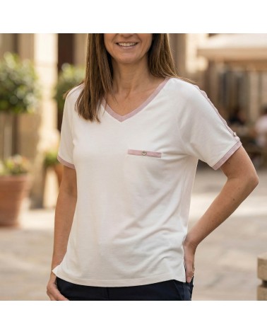 Camiseta Punto Bolsillo Abril