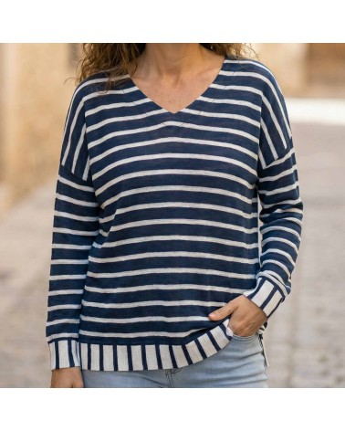 Jersey Rayas Marineras Pico