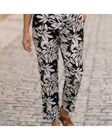 Pantalón Palmeras Contraste Roberto Bassi