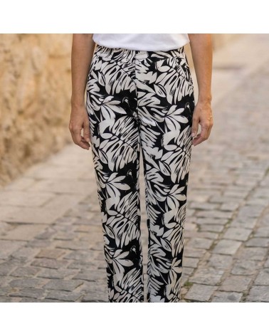 Pantalón Palmeras Contraste Roberto Bassi