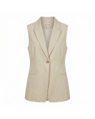 Chaleco Lino Largo Roberto Bassi