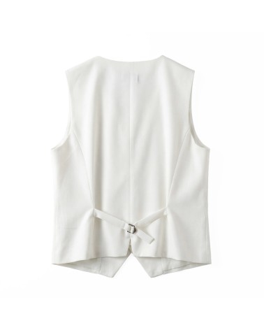 Chaleco Lino Botones Roberto Bassi