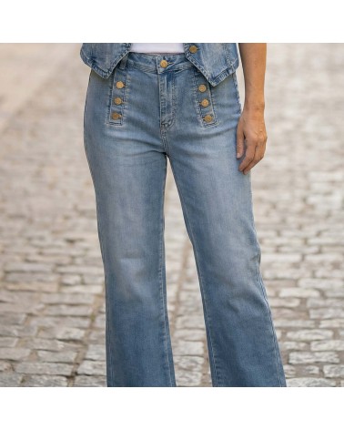 Vaquero Botones Acampanado Roberto Bassi