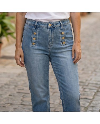 Vaquero Botones Acampanado Roberto Bassi