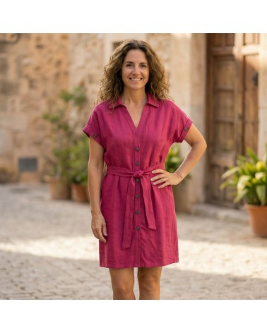 Vestido Camisero Botones Roberto Bassi