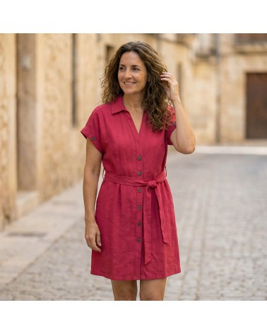 Vestido Camisero Botones Roberto Bassi