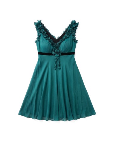 Vestido Esmeralda Volantes