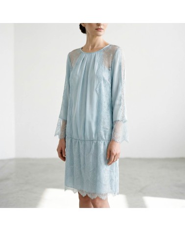 Vestido Encanto Azul Bebé