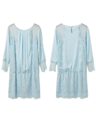 Vestido Encanto Azul Bebé