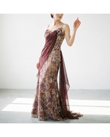 Vestido Floral Pañuelo Gasa